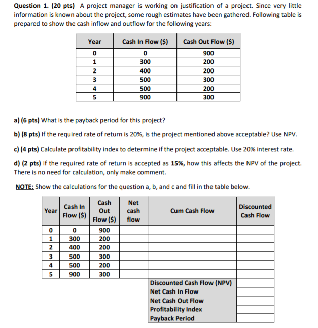 Please solve clearly with the formulas. I do not