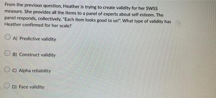 From the previous question, Heather is trying to
