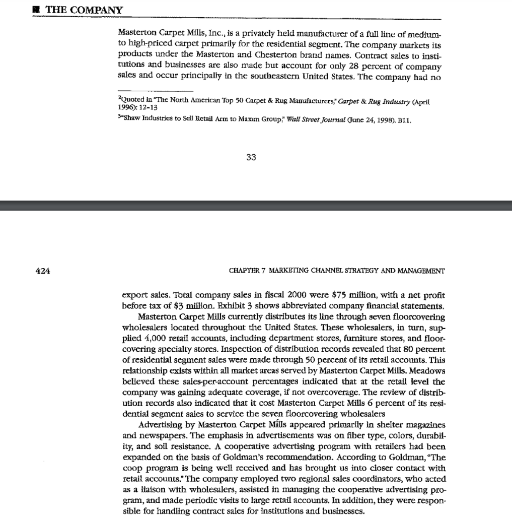 1. What is the case about? List those elements a.