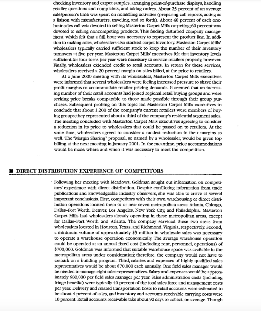 1. What is the case about? List those elements a.