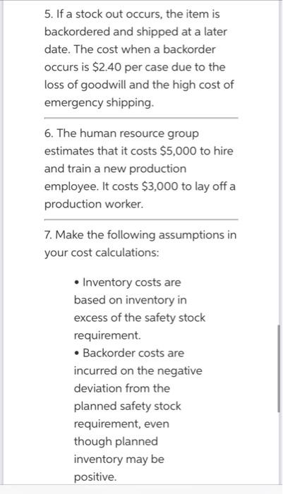 Prepare an aggregate plan for the coming year,