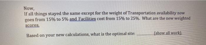 3 Sh 4) Case Study Selecting a location using the