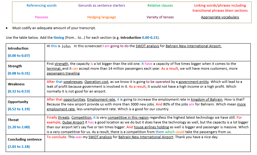 Fixing the highlights and use the first table to