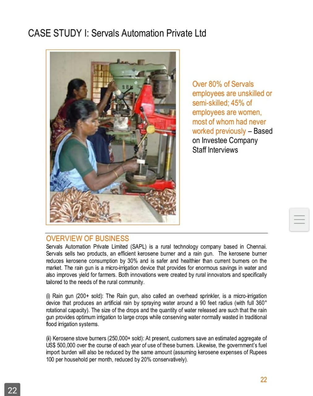 Give the analysis of this case study in reference