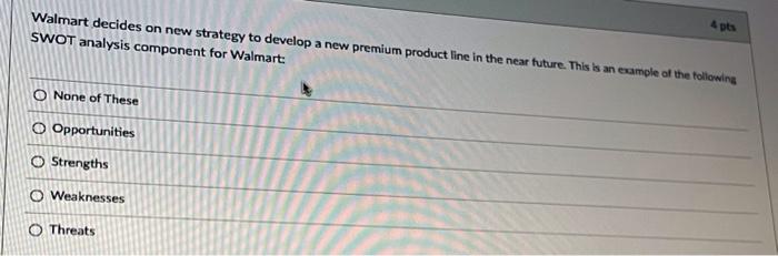 Walmart decides on new strategy to develop a new