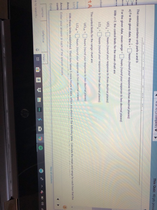 Refer to Table 56.1. Factors for Computing