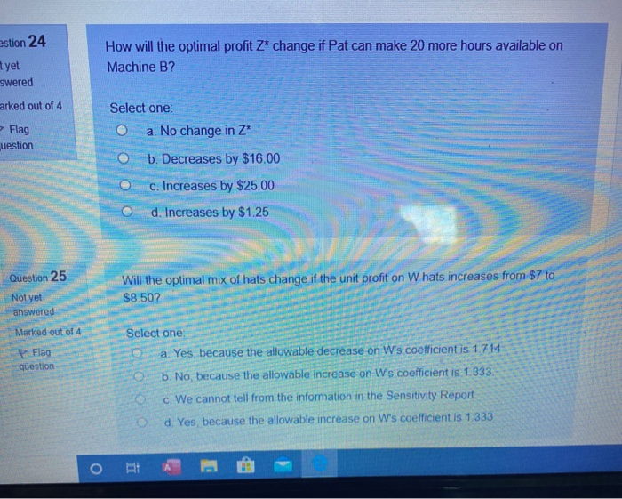 (Continuing with Pat's LP.) After running the LP