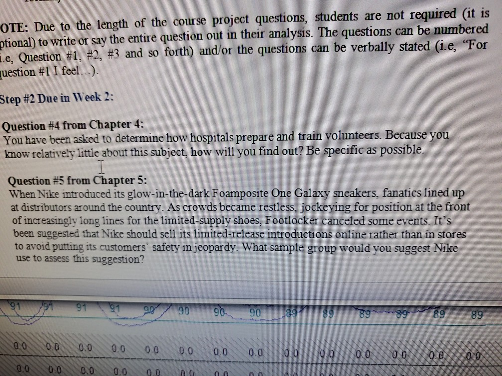 OTE: Due to the length of the course project