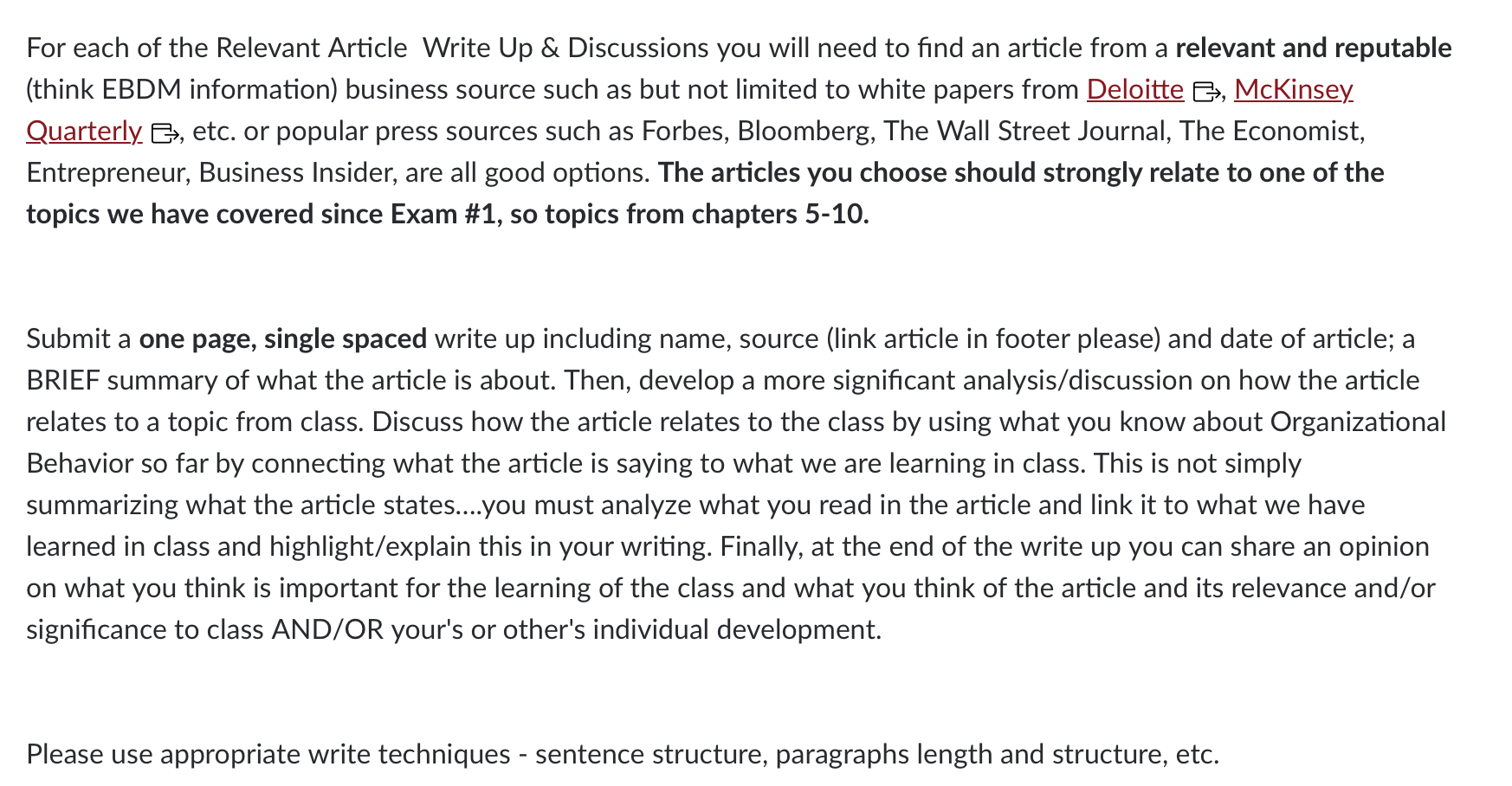 The topics include Personality and Individual