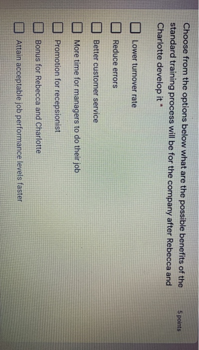 TRAINING AND ONBOARDING A NEW EMPLOYEE Rebecca