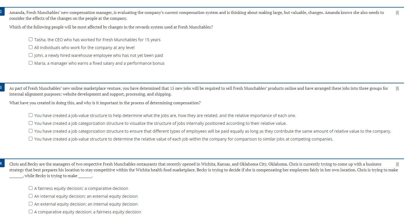 2 Amanda, Fresh Munchables' new compensation