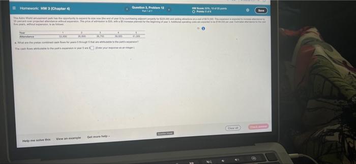 Homework: HW 3 (Chapter 4) The Wea 30 Attendance