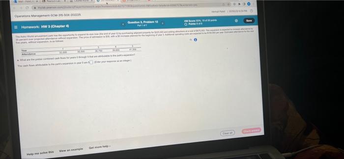 Homework: HW 3 (Chapter 4) The Wea 30 Attendance