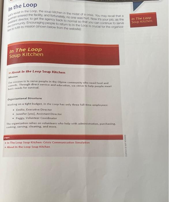 business communication in the Loop Let's visit in