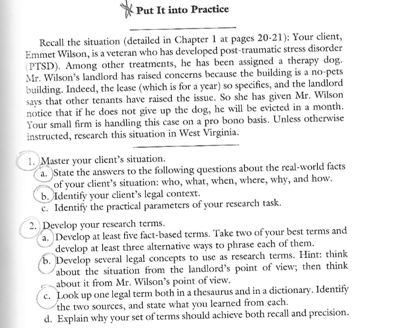 Complete part 1 (a,b), 2 (a-c), and 4 (a,b) USING