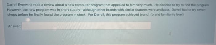Darrell Everwine read a review about a new