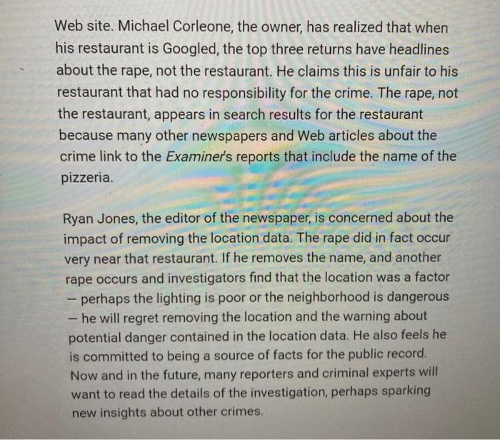 125 words max Case Study 12 Pizza and Big Data A