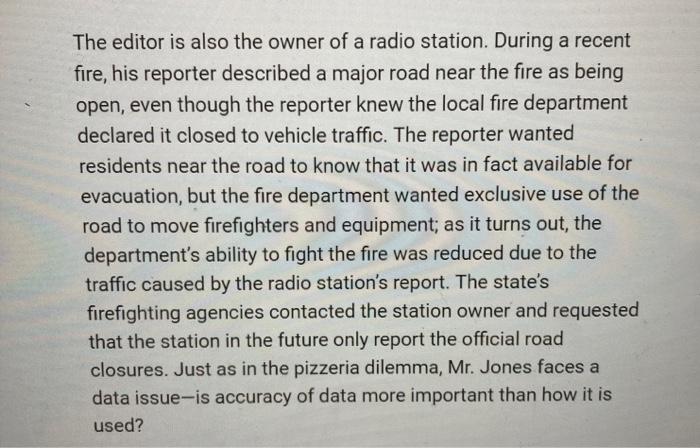 125 words max Case Study 12 Pizza and Big Data A