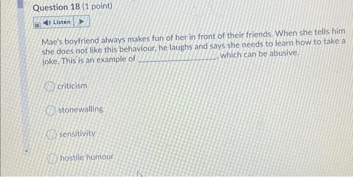Question 17 (1 point) Listen Canada's average