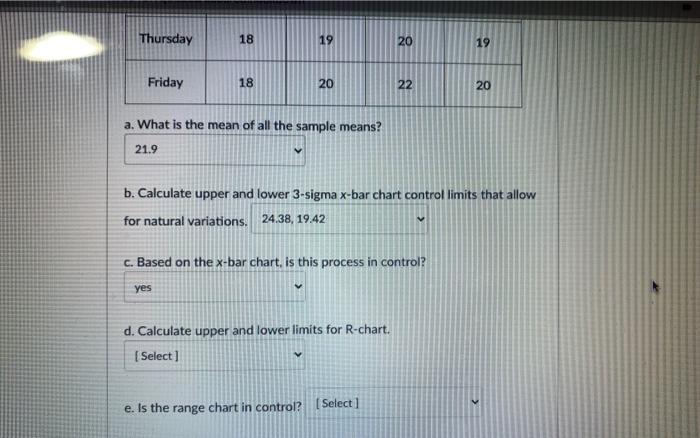 ASAP PLEASE A quality analyst wants to construct