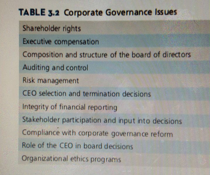 how does the case CMS Corporate Governance best