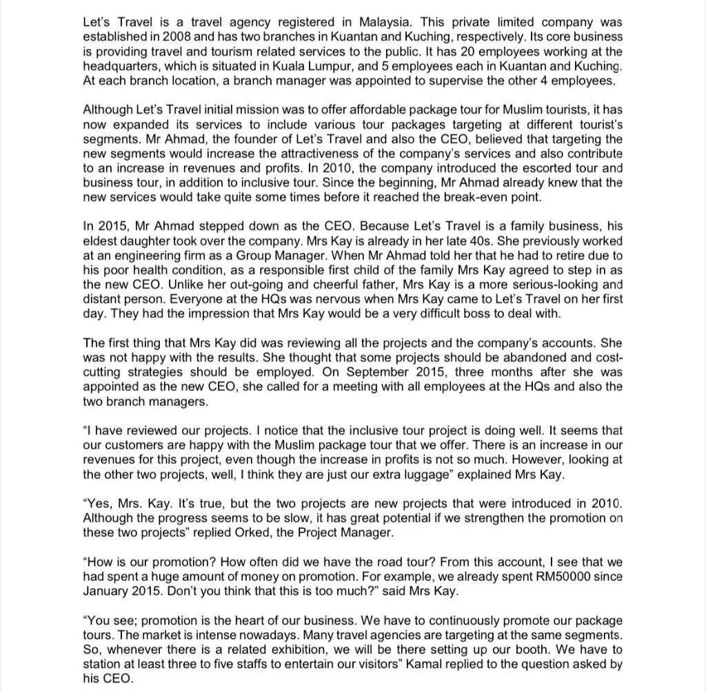 a) Identify one (1) macro problem and two (2)