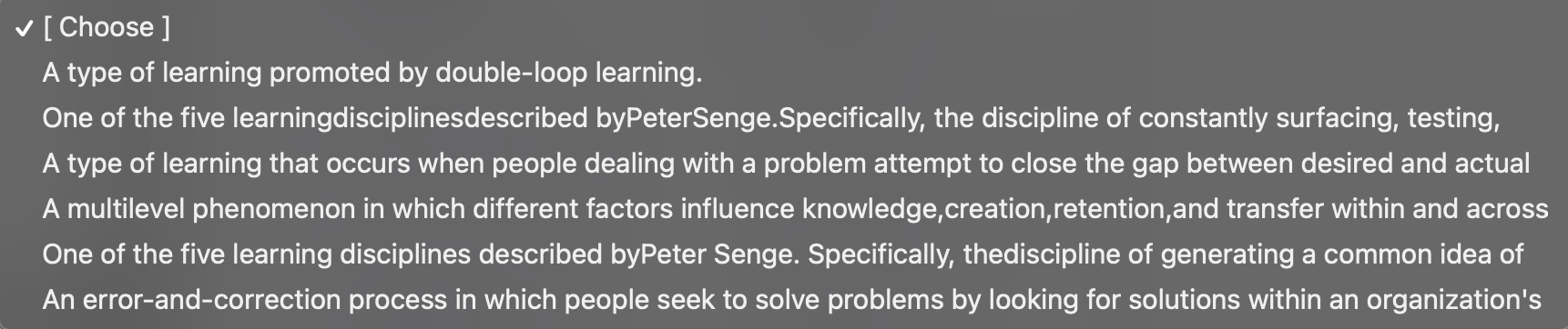 match each term with the appropriate definition