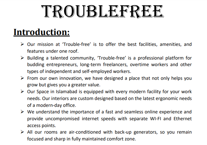 Make a competitor grid for buisness plan.