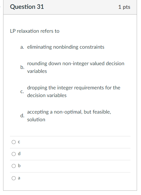 Question 14 1 pts Cycle time is a) time from