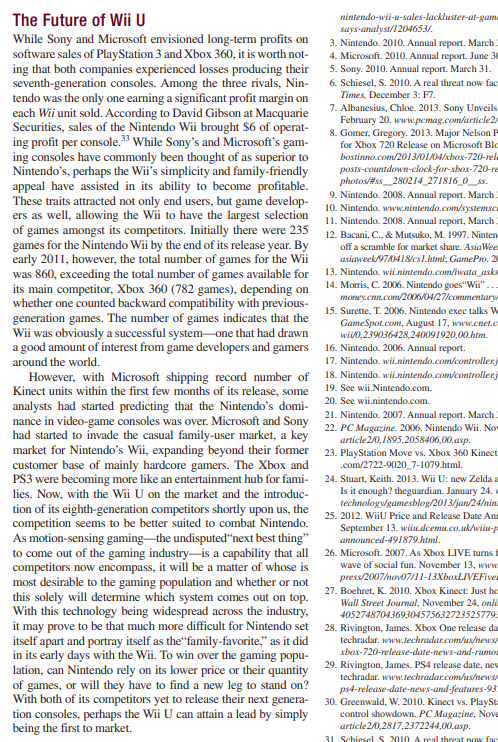 How did Nintendo compete? How did competitors