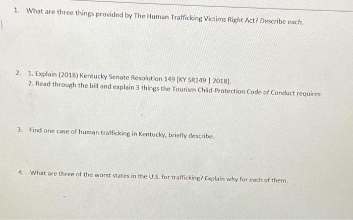 1. What are three things provided by The Human