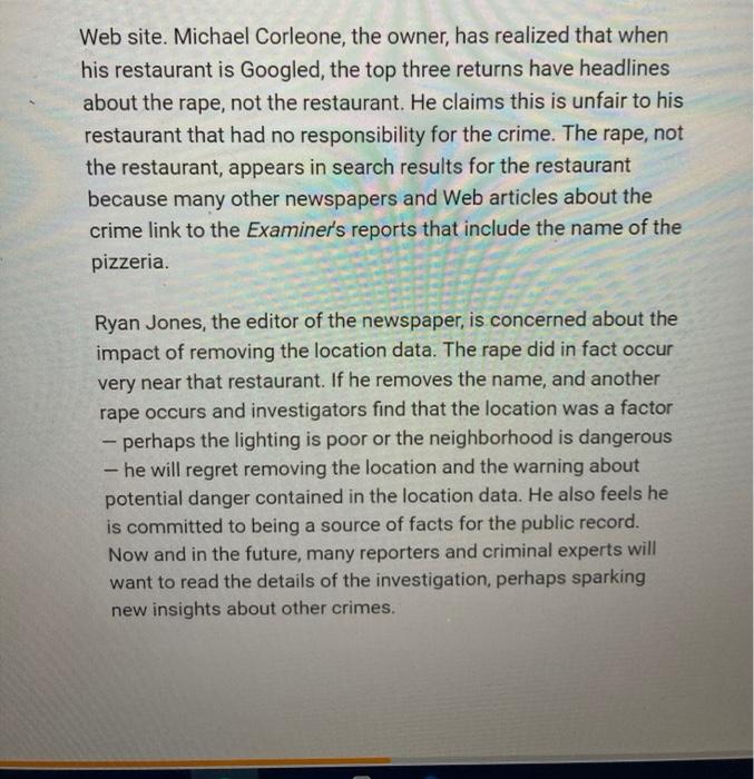 125 words Case Study 12 Pizza and Big Data A