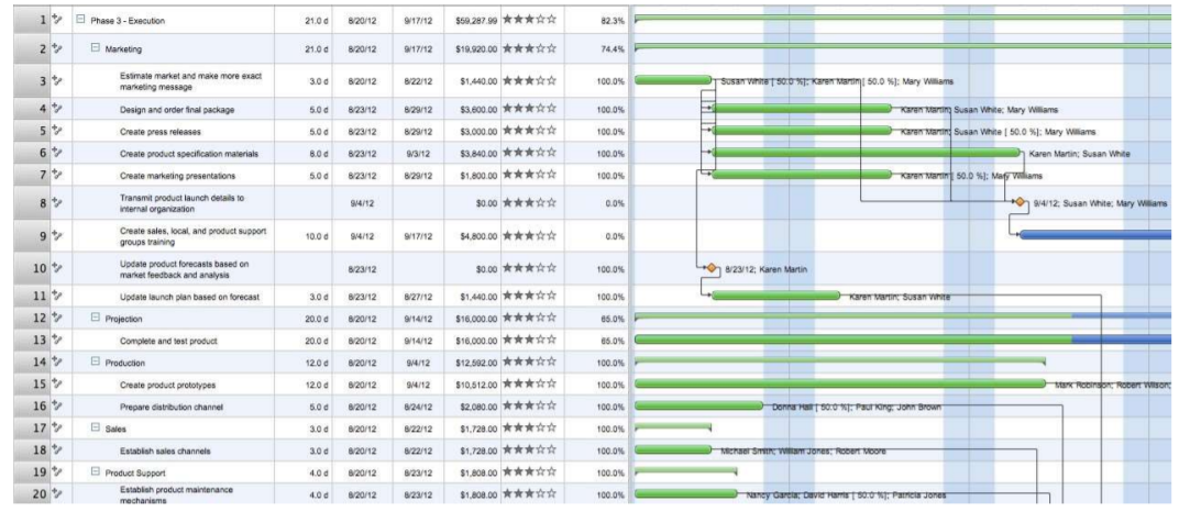 MS-Project is a software program used to assist