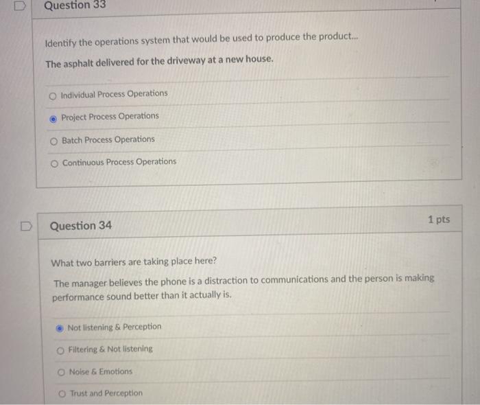 Question 33 Identify the operations system that