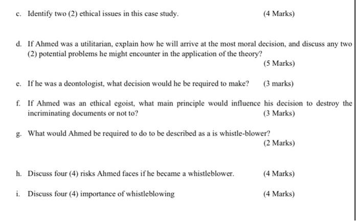 Question 1: Case Study Like most students at