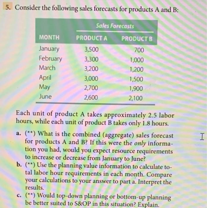 please show your work 5. Consider the following