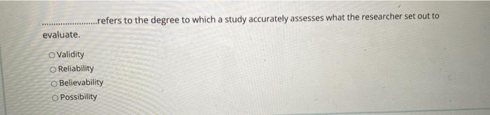 please answer quick? evaluate. ...refers to the