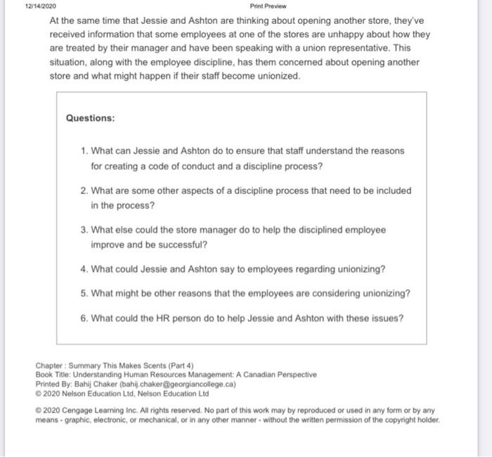 Chapter : Summary This Makes Scents (Part 4) Book