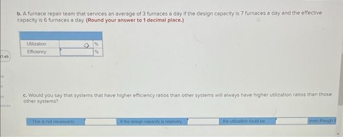 Problem 5-1 (Algo) Determine the utilization and