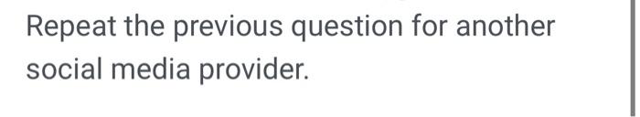 Chapter 8 is about Social media information