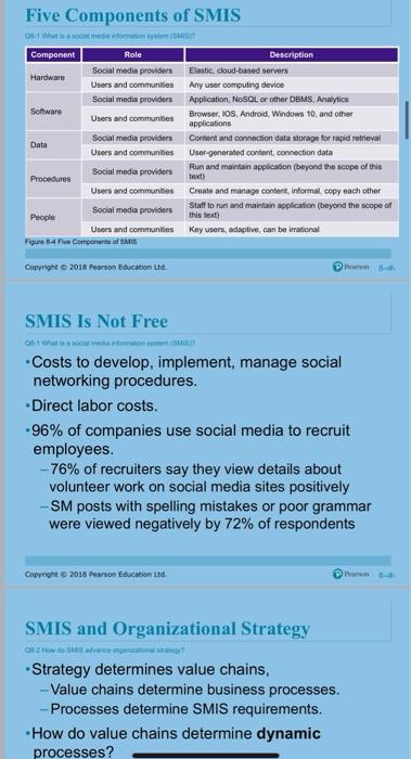 Chapter 8 is about Social media information