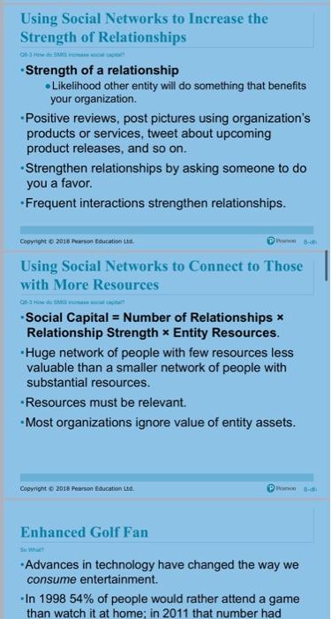 Chapter 8 is about Social media information