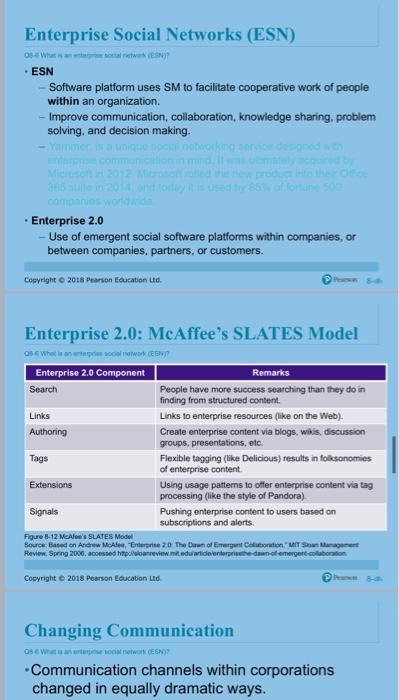 Chapter 8 is about Social media information