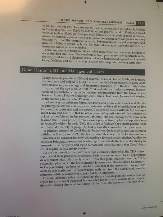 Question #1 about the case below 1) Perform an