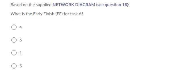 Based on the supplied NETWORK DIAGRAM (see