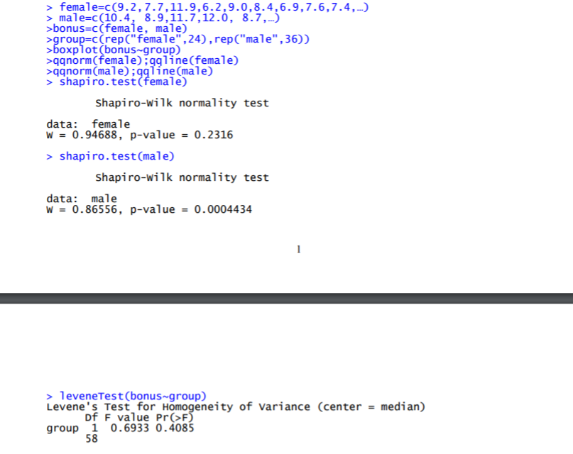 a. Do the data provide sufficient evidence to