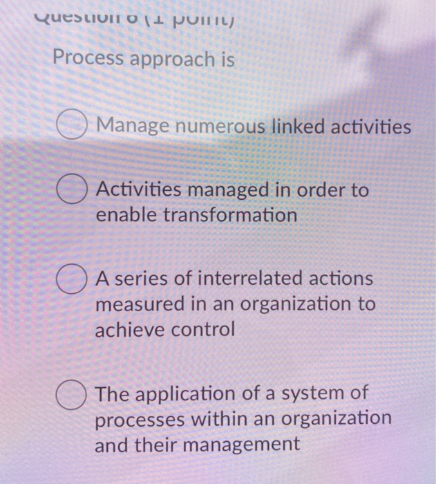 Question 10 (1 point) A diamond shape in a