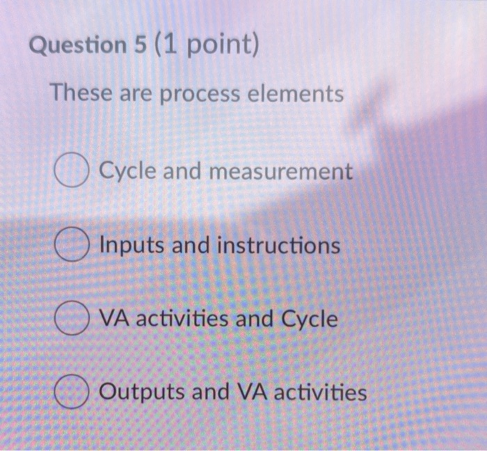 Question 10 (1 point) A diamond shape in a