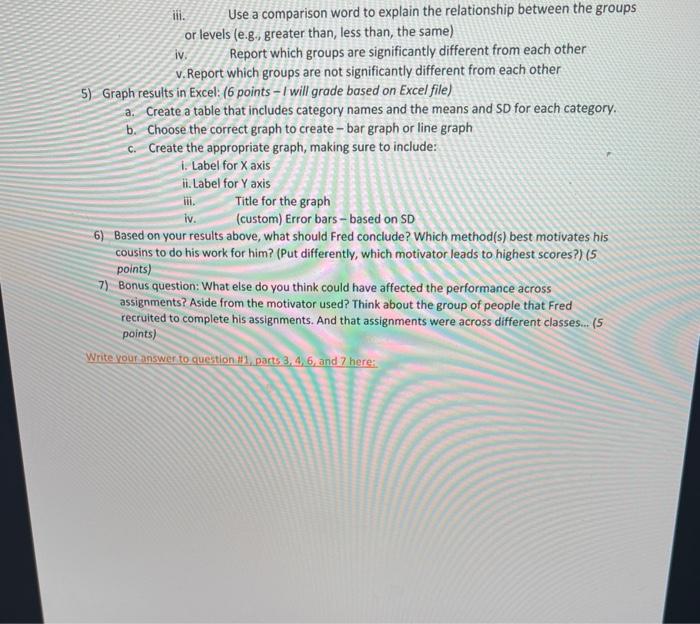 Fred has many assignments that are due. He