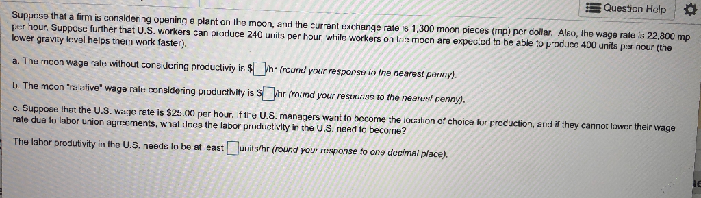 Suppose that a firm is considering opening a